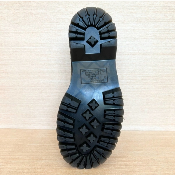 SINGLE RIGHT SHOE Dr. Martes 1461 Smooth Leather Platform Shoes Women's Size 11 - Picture 4 of 5